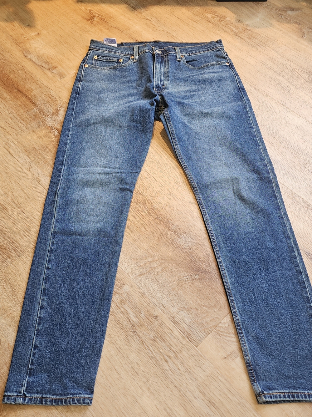 Levi's 512 Slim Taper denim jeans blue 33x32 Mens NWOT